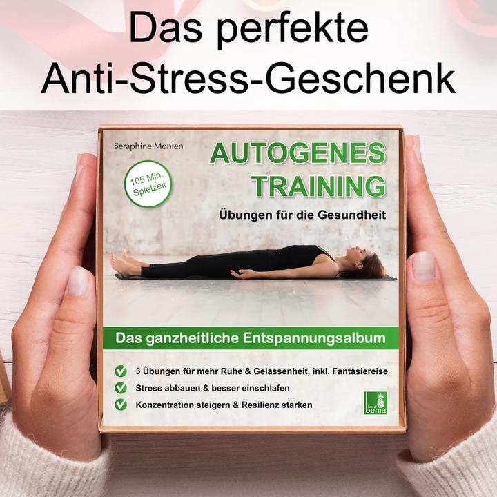 Produktbild Autogenes Training | Übungen für die Gesundheit | 3 Entspannungsübungen mit Entspannungsmusik | 2 CD (Deutsch, Seraphine Monien, Sera Benia Verlag GmbH, 2024)