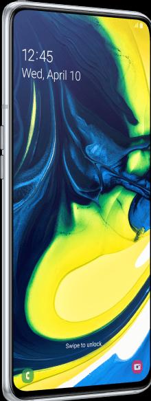 Samsung Galaxy A80 (128 GB, Ghost White, 6.70", Dual SIM, 48 Mpx, 4G)