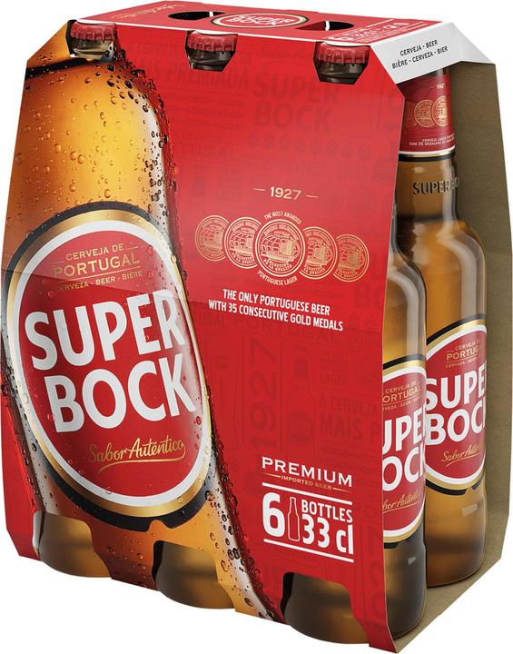 Super Bock Lager (6 x 33 cl)