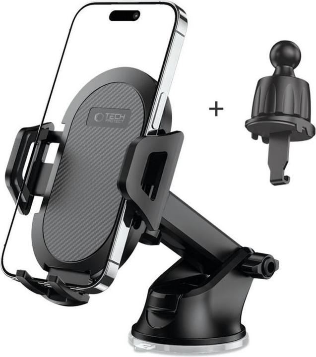 Productafbeelding Tech-Protect V5 autotelefoonhouder voor cockpit / luchtrooster - zwart