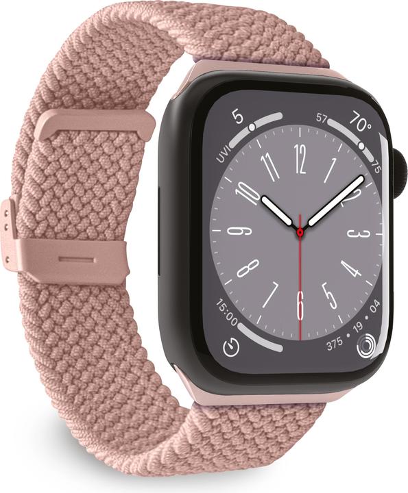 Actual product image Puro Loop Band - Pleciony pasek do Apple Watch 38/40/41 mm (różowy) (38 mm, 40 mm, 41 mm, Nylon)