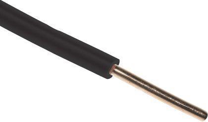 Actual product image Rs Pro Black rigid switchgear cable,1/1.38mm (100 m)