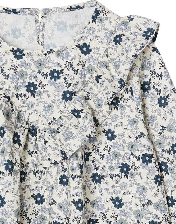 Actual product image Vertbaudet Girls' flounce dress with floral print (158)