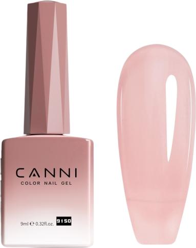 Produktbild Canni Color Nail Gel (9150, Zartrosa Semi-Transparent, UV-Gel Lack)