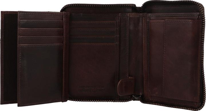 Image du produit Greenburry Newport Geldbörse RFID Schutz Leder 10 cm