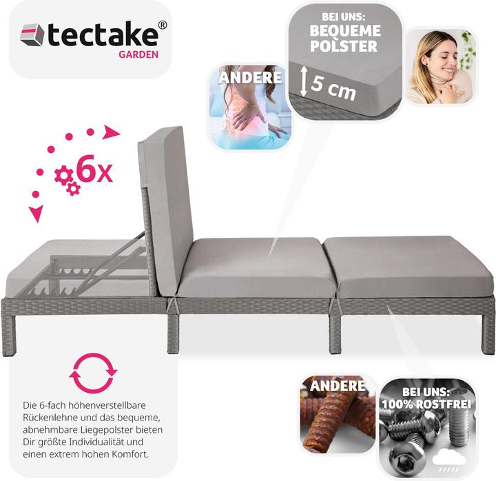 Actual product image tectake Sofia (196 cm)