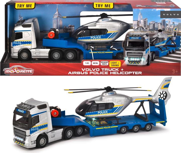 Immagine prodotto Simba FH-16 Camion della polizia + elicottero