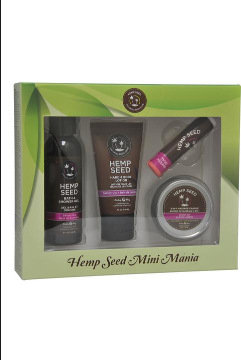 Produktbild Earthly Body Hemp Seed Mini Mania Travelset - Skinny Dip (Körperpflegeset)