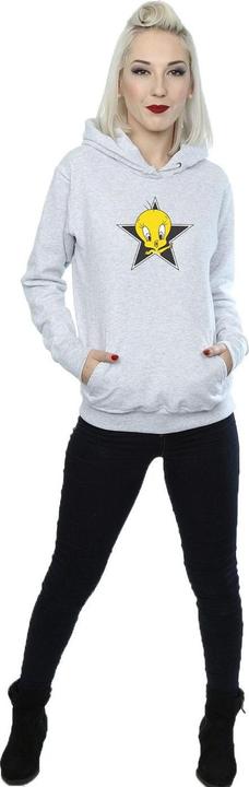 Actual product image Looney Tunes Womens/Ladies Tweety Pie Star Hoodie (M)