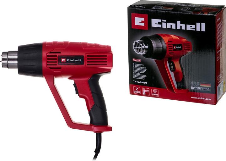 Actual product image Einhell Hot air blower incl. accessories