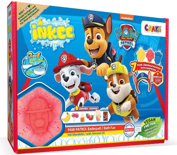 Immagine prodotto Craze Scatola a sorpresa Inkee Paw Patrol (Bombe da bagno)