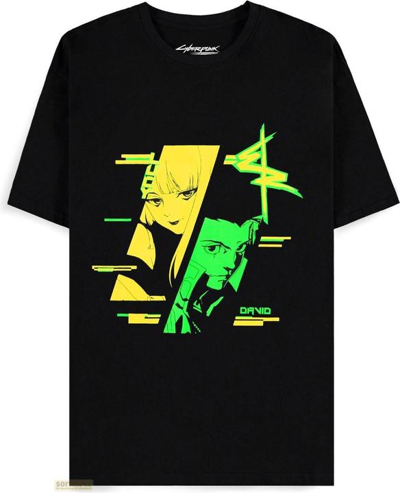 Difuzed CyberPunk: Edgerunners - David & Lucy Short Sleeved T-shirt - XL (XL)