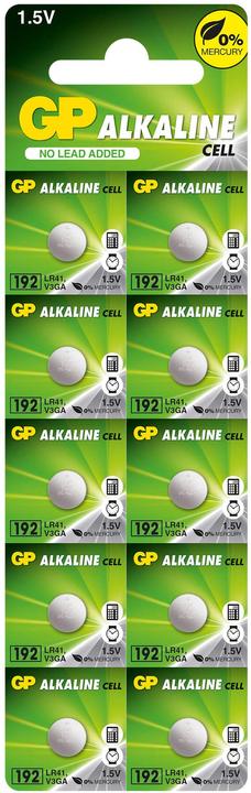 Produktbild GP Batteries Alkaline (10 Stk., LR41, 24 mAh)