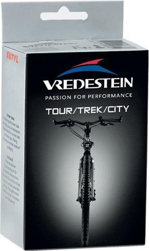 Image du produit MGA Trekking Vredestein Tour/Trek/City 27x1.5 - 28x1.5/8/x1.5 (32/47-609/635), Presta 50 mm, 185 g (Presta (SV), 28", 50 mm)