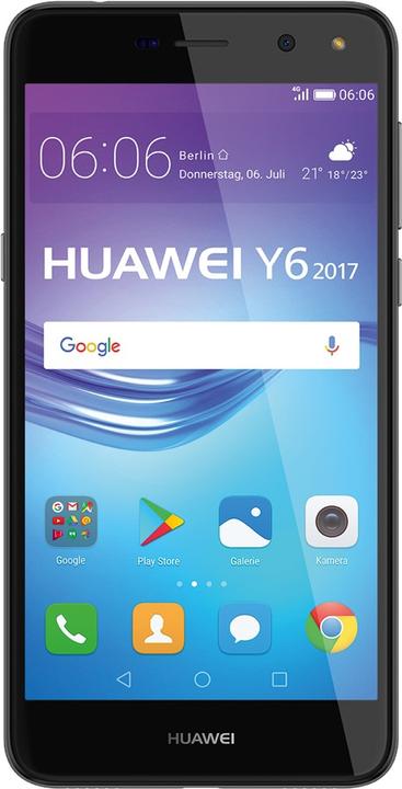 Huawei Y6 2017 (16 Go, Gris, 5", Double SIM hybride, 13 Mpx, 4G)