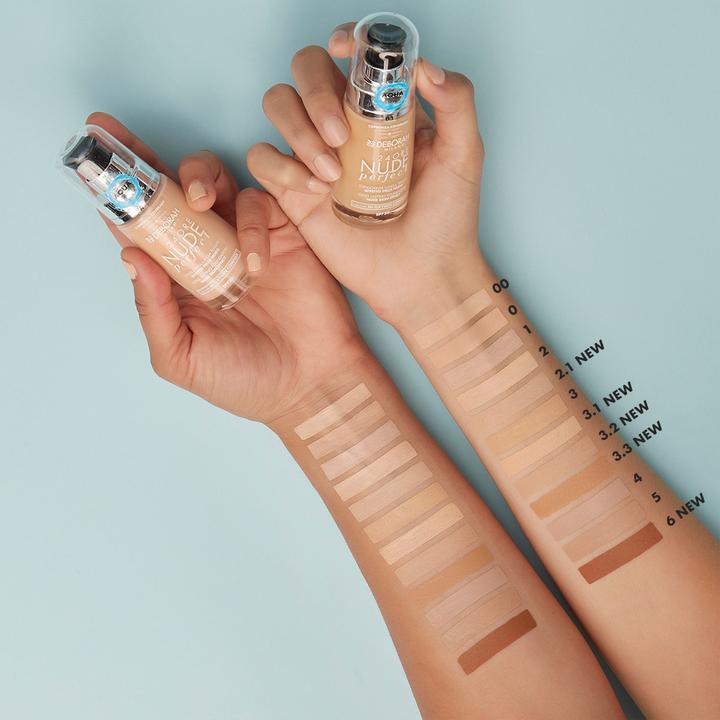 Produktbild Deborah Milano 24Ore Nude Perfect Foundation No 3 (Sand)