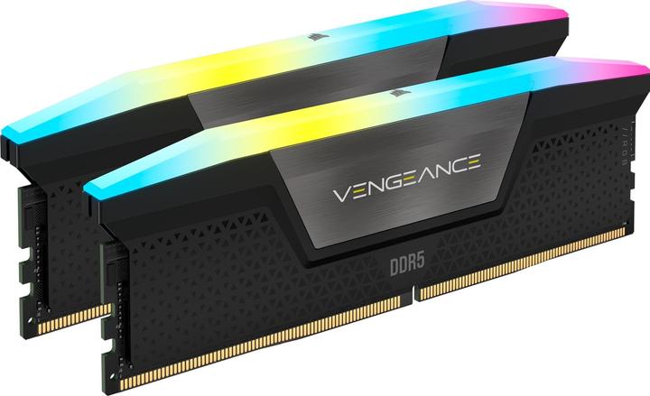 Corsair VENGEANCE RGB DDR5 6800MT/s 96GB (2x48GB) Intel XMP (2 x 48GB, 6800 MHz, DDR5 RAM, DIMM)