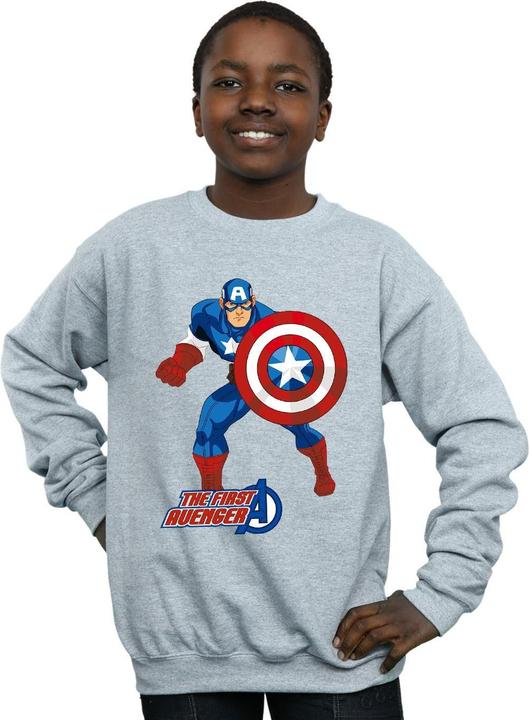 Immagine prodotto Captain America Felpa Boys The First Avenger (128)