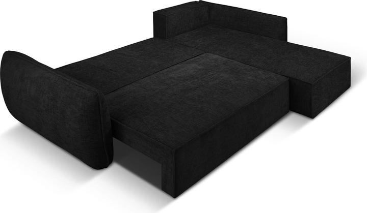 Actual product image Micadoni Right Corner Sofa With Bed Function And Box, "Kaelle", 4 Seats, 252x165x87Made in Europe (Corner sofa)