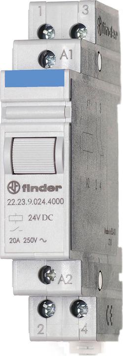 Produktbild Finder Installationsrelais 1S/1Ö 20A 24VDC 22.23.9.024.4000