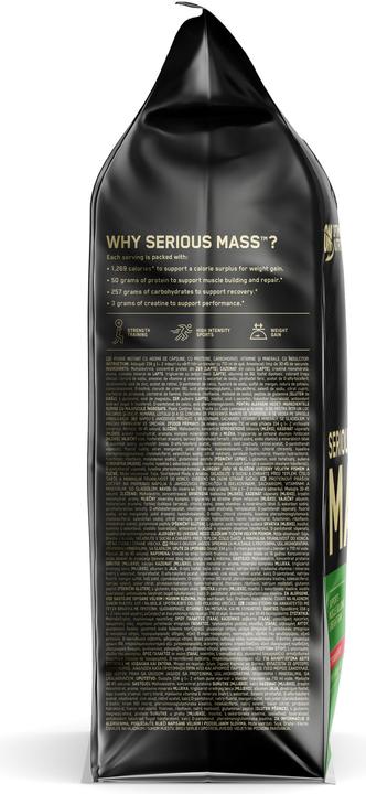 Actual product image Optimum Nutrition Serious Mass (Strawberry, 1 pcs., 5450 g)