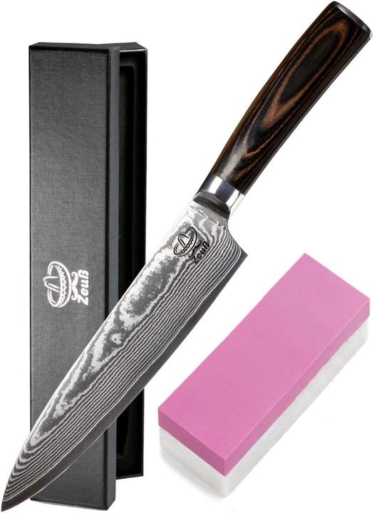 Actual product image Zeuß Damascus knife 32cm (20 cm)