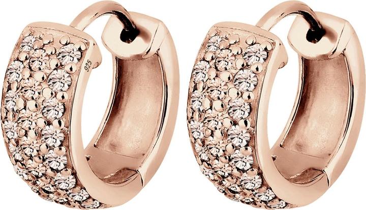 Produktbild Elli Ohrringe Creolen Kristalle Funkelnd 925 Silber (925er Sterling Silber, Glaskristall)