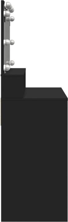 Actual product image VidaXL Dressing table with LED lighting (80 x 41 x 134.5 cm)