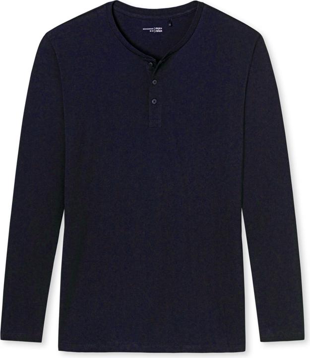 Produktbild Schiesser Mix & Relax Basic Schlafanzug Shirt langarm (58)