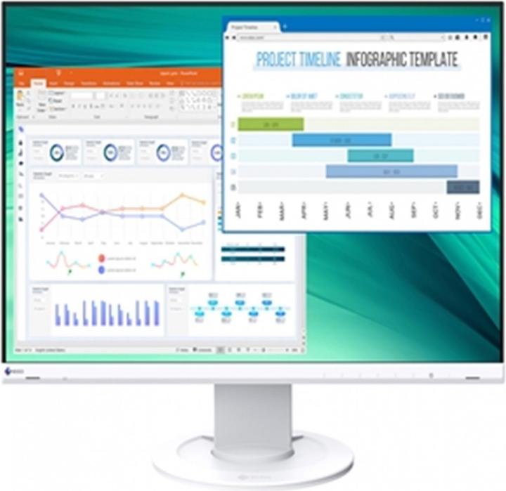 Produktbild Eizo EV2460 SWISS EDITION-WHITE 23.8IN (1920 x 1080 Pixel, 23.80")