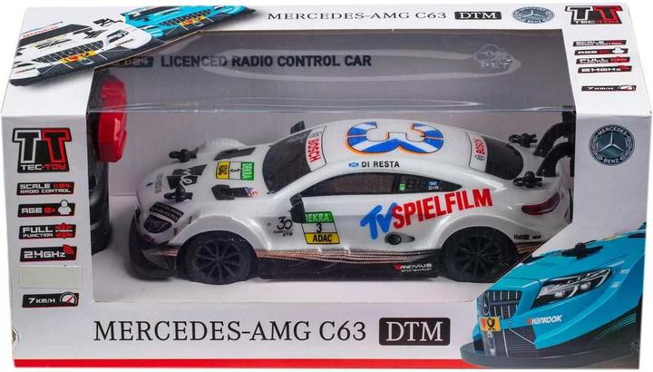 Actual product image Tec-Toy Car Mercedes-AMG C63 DTM #3 White, 1:24