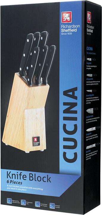 Image du produit Richardson Sheffield Bloc à couteaux 6 pièces R150 Cucina