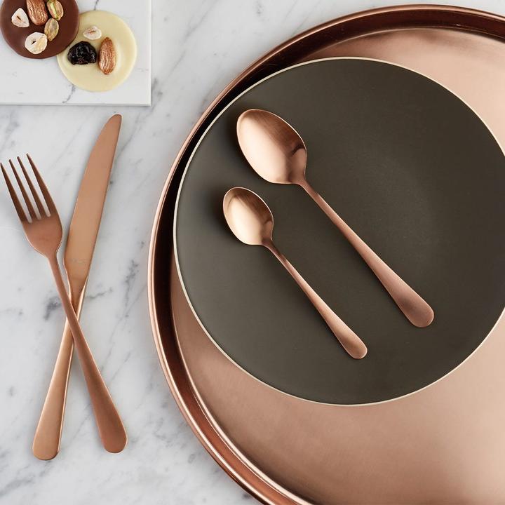 Image du produit Amefa Fourchette à gâteau Set 6 pièces PVD cuivre 1410 Austin (6 pièce(s), Fourche)