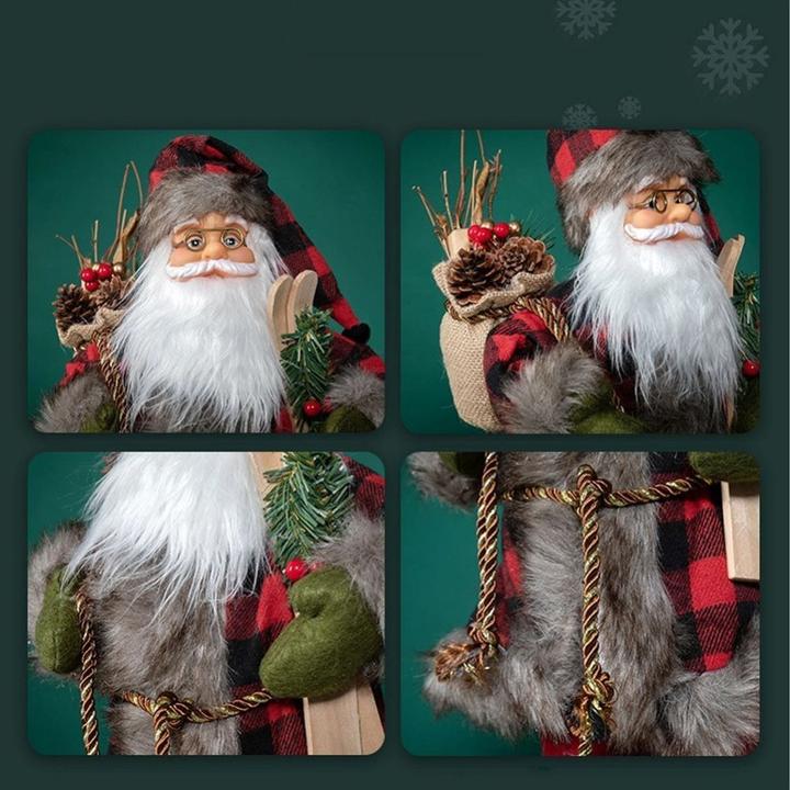 Actual product image DKD Home Decor Consumer electronics OEM SCANDINAVIAN SAINT CLAUS CHRISTMAS FIGURINE FOR CHRISTMAS PREMIUM 45CM (1 -part)
