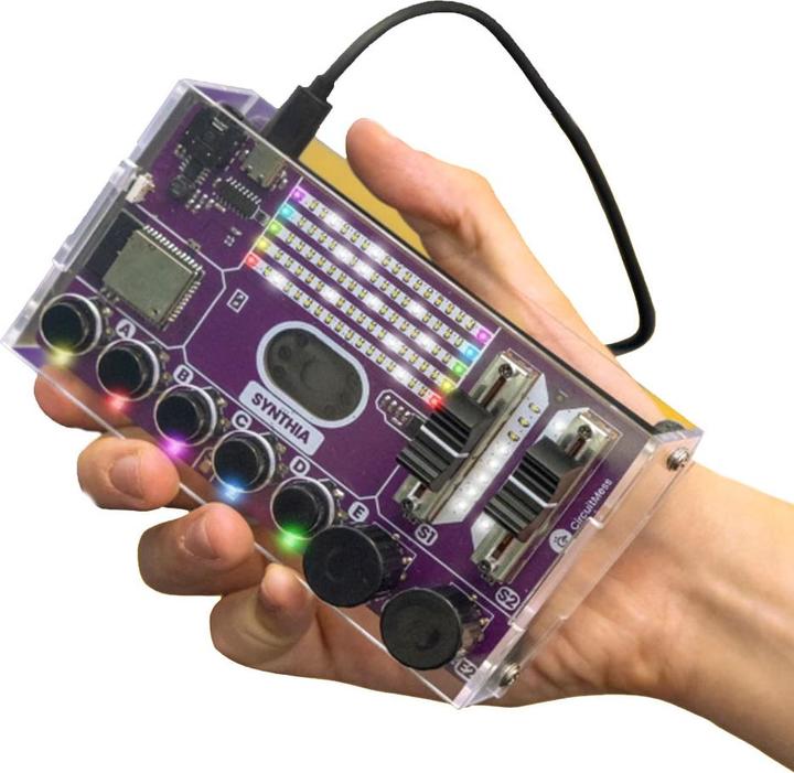 Image du produit CircuitMess Synthia - Synthétiseur - Kit électronique