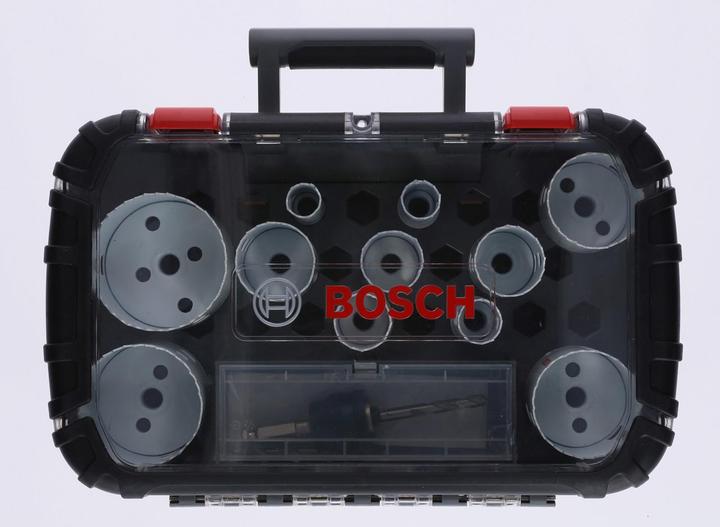 Bosch Professional Zubehör 14-teiliges Universal-Set, 2 Lochsägen Progressor for Wood&Metal (20 mm, 22 mm, 25 mm, 32 mm, 35 mm, 40 mm, 44 mm, 76 mm, 60 mm, 68 mm, 51 mm)