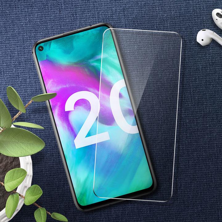 Actual product image Avizar Crystal clear film, glass screen protector (1 Piece, Huawei Nova 5T)