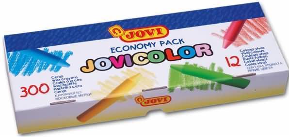 Actual product image Jovi Wax Crayons Jumbo wax crayons, assorted colours, 300 pcs. (300 colours, 300 x)