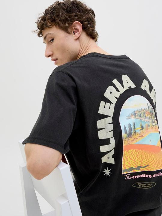 Produktbild Jack & Jones Rückenprint Rundhalsausschnitt T-shirt T-shirt (S)