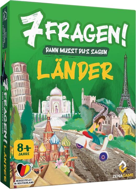 Actual product image Zenagame 7 questions! Countries (German)
