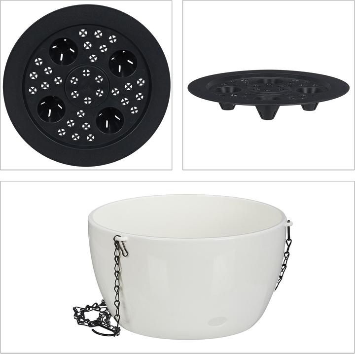Image du produit Relaxdays 2x pots de fleurs (28.50 cm)