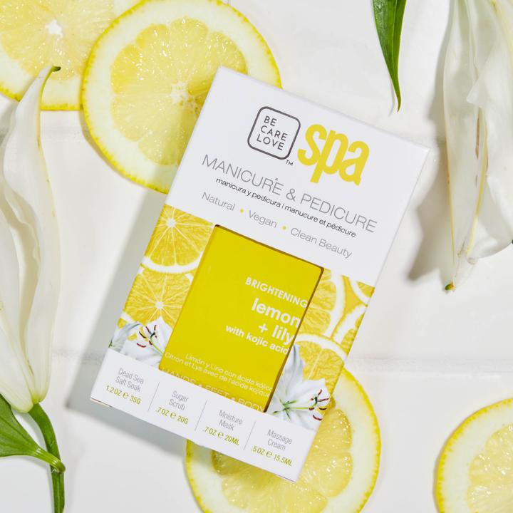 Immagine prodotto Bcl Spa Brightening Lemon + Lily & Kojic Acid 4 Step System (Pediluvio, Maschera del piede)