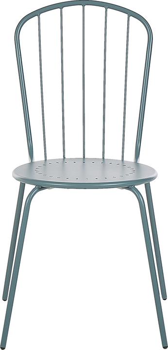 Produktbild Beliani Gartenmöbel Set Metall hellblau 4-Sitzer CALVI (160 cm)