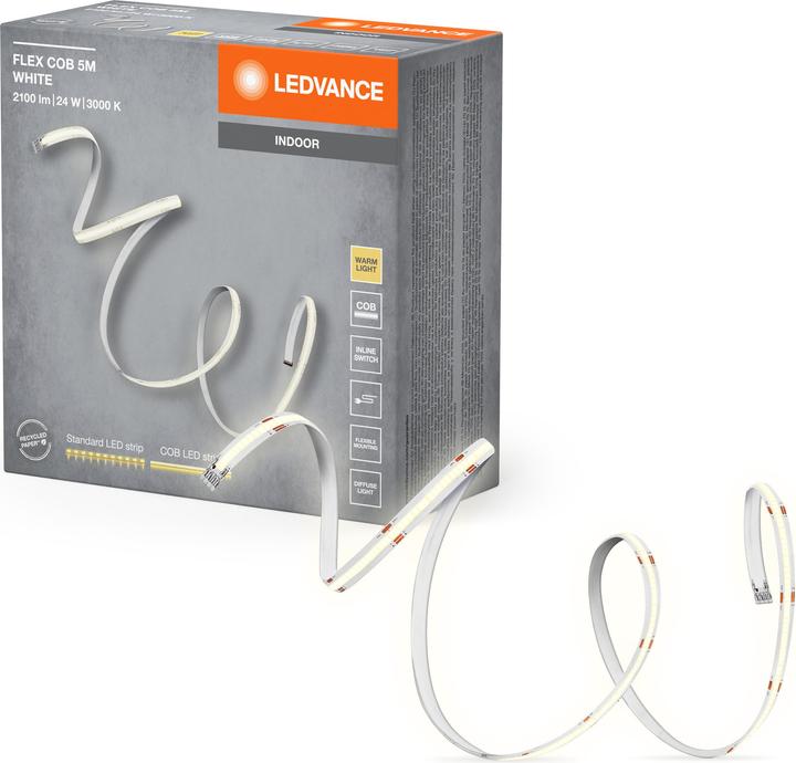 Produktbild Ledvance Cob Strips White (Warmweiss, 500 cm, Indoor)