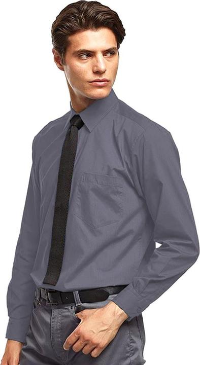 Actual product image Premier Poplin shirt Long-sleeved work shirt (44)