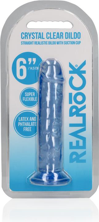 Produktbild RealRock Straight Realistic Dildo with Suction Cup - 6" / 14,5