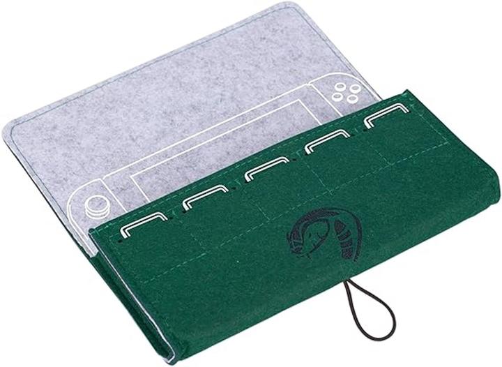 Actual product image Freaks and Geeks Harry Potter - Pochette de transport en feutrine - Modèle Serpentard pour Nintendo Switch et Switch (Switch)