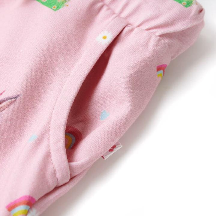 Produktbild VidaXL Kindershorts mit Kordelzug Hellrosa 104,Material: 92 (104)