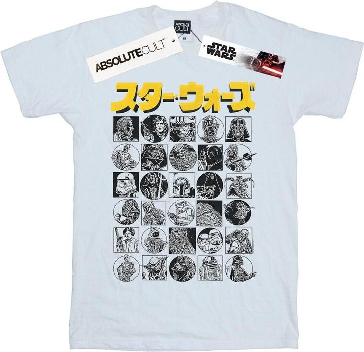 Actual product image Star Wars Mens Japanese Character Thumbnail T-Shirt (XXL)