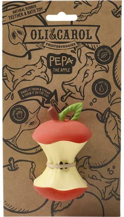 Actual product image Oli and Carol Teething Ring Pepa the Apple
